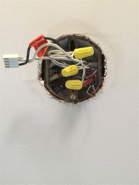 junction box screw hole repair